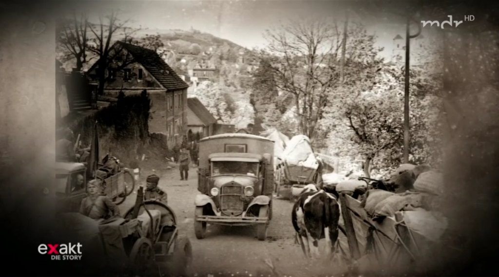 Soldaten der Sowjetarmee im Mai 1945 in Glatz