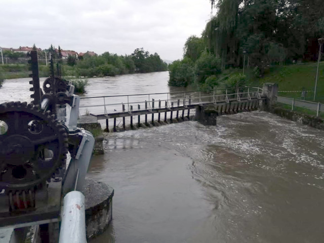 Hochwasser in Glatz im Juni 2020