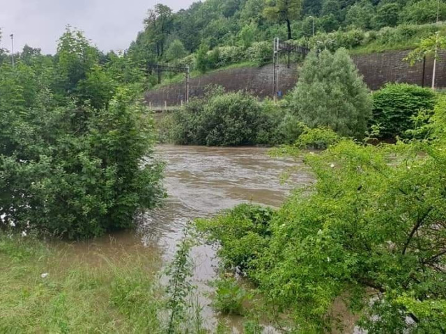 Hochwasser in Glatz im Juni 2020