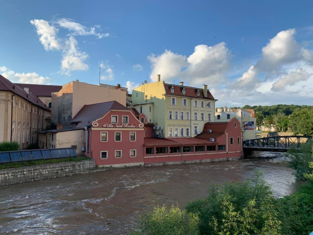 Hochwasser in Glatz im Juni 2020