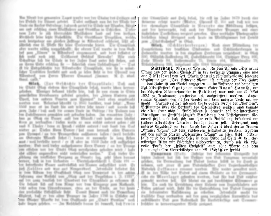 Zeitschrift &bdquo;Die Grafschaft Glatz&ldquo; Nr. 3/1914, S. 46