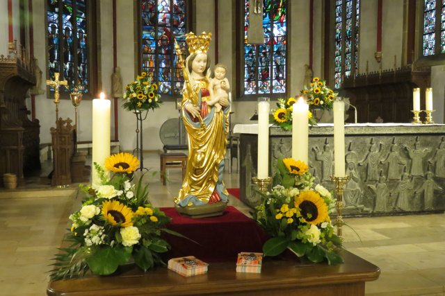 Die Glatzer Madonna steht zu jeder Glatzer Wallfahrt in der Wallfahrtskirche St. Clemens.