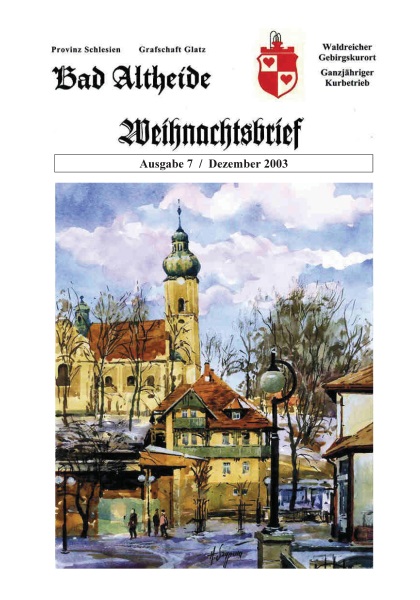 Altheider Weihnachtsbrief 7 (2003)