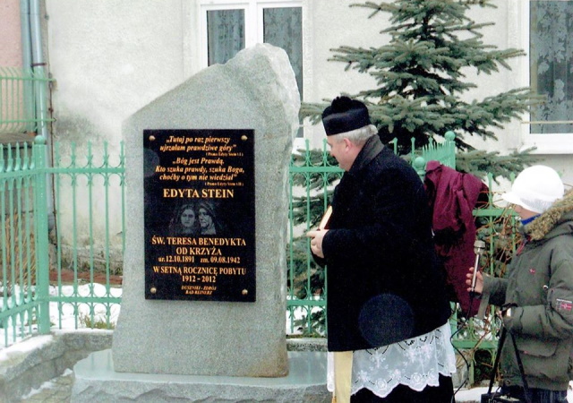 Denkmal f&uuml;r Edith Stein in Bad Reinerz