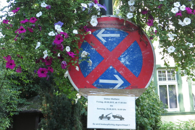 69. Glatzer Wallfahrt in Telgte 2015: Parkverbot f&uuml;r die Glatzer Wallfahrt