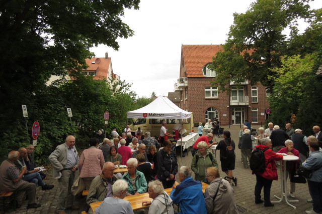 75. Glatzer Wallfahrt nach Telgte 2022: Erbsensuppe der Malteser