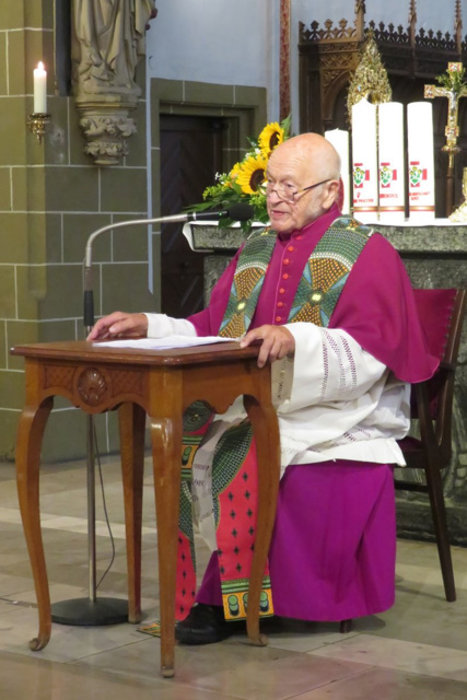 76. Glatzer Wallfahrt nach Telgte 2023: Gro&szlig;dechant Pr&auml;lat Franz Jung