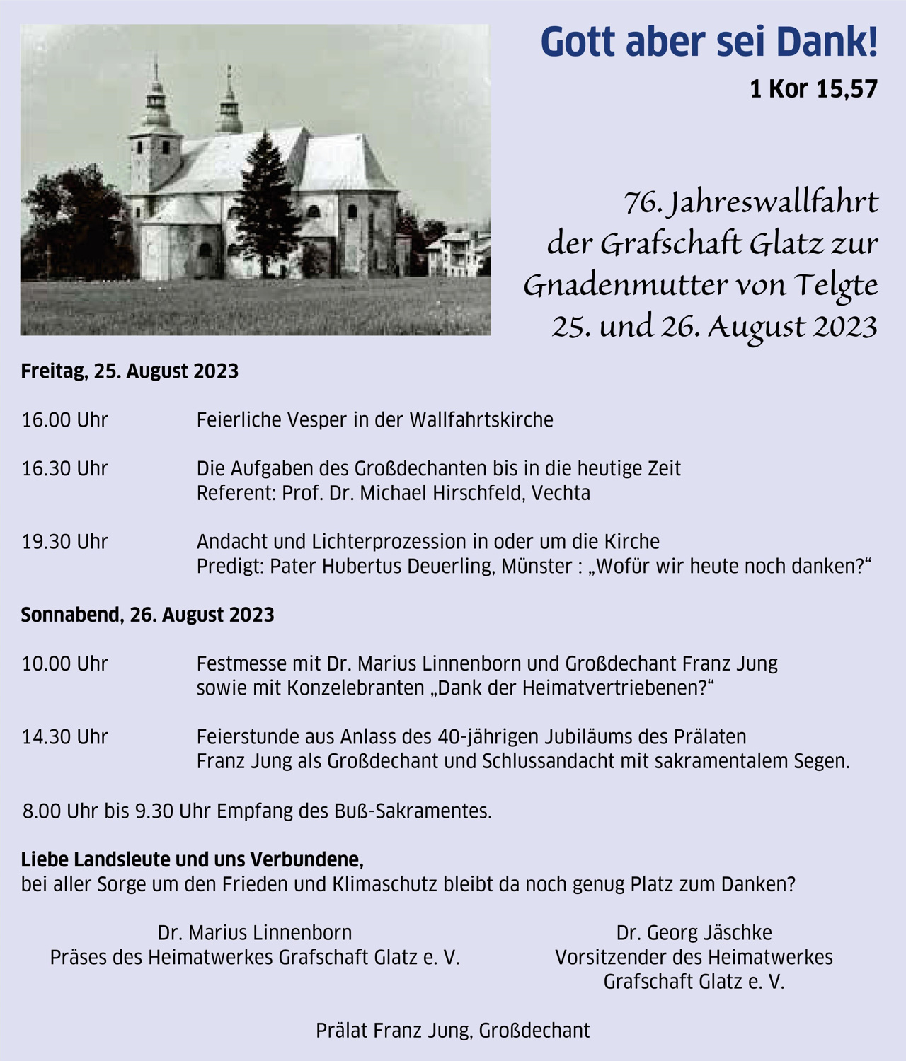 Telgter Wallfahrt 2023