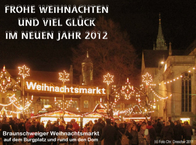 Weihnachtsgru&szlig; aus Braunschweig