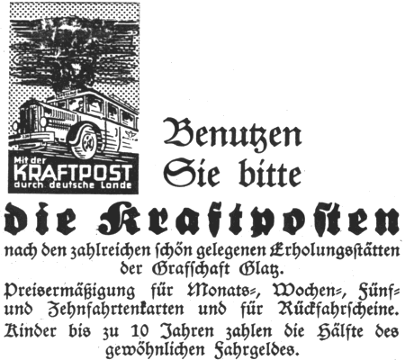 Benutzen Sie bitte die Kraftposten