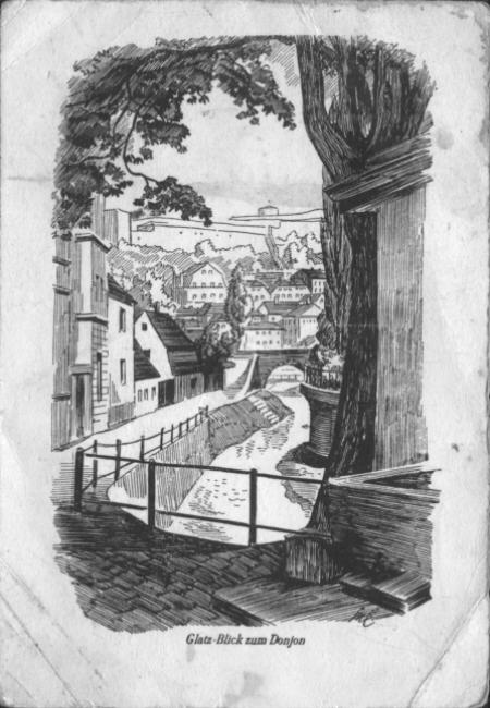 Postkarte von der Vertreibung