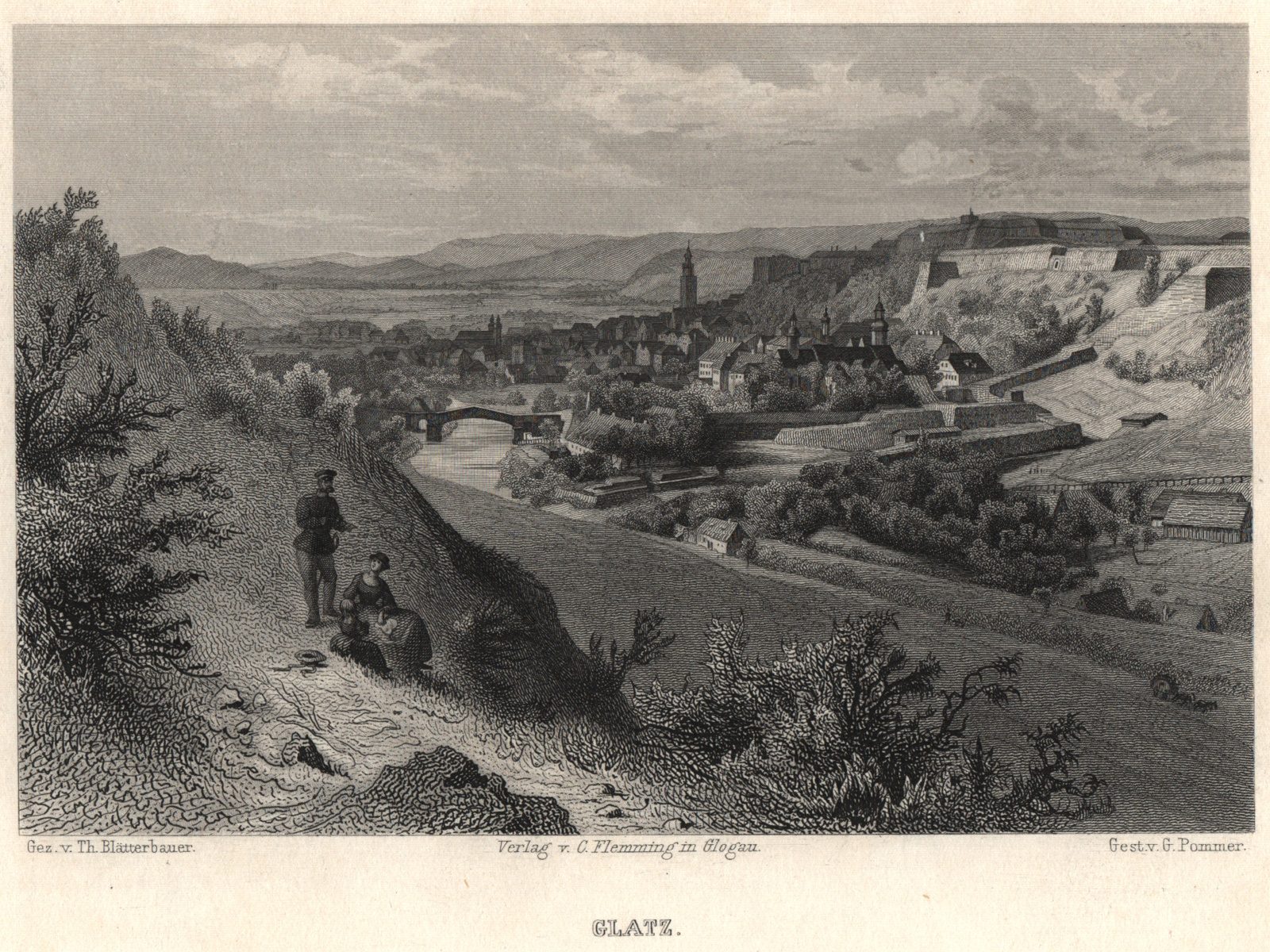 Glatz um 1850