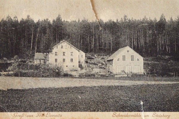 Altlomnitz, Schneidermühle am Steinberg