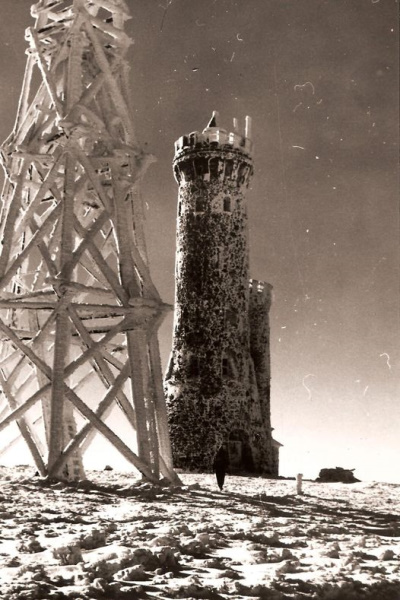 Triangulationsturm auf dem Glatzer Schneeberg