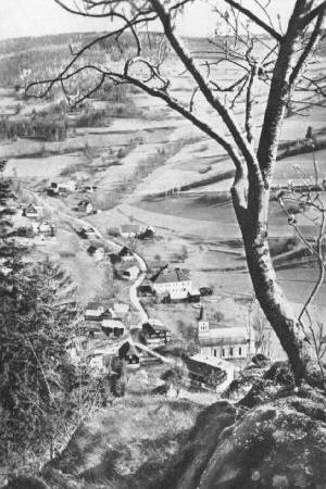 Blick vom Aussichtsfelsen