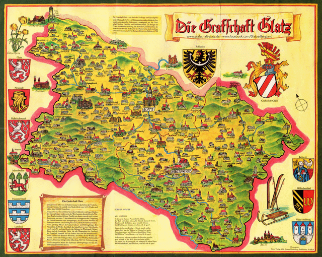 Bildkarte &bdquo;Die Grafschaft Glatz&ldquo;