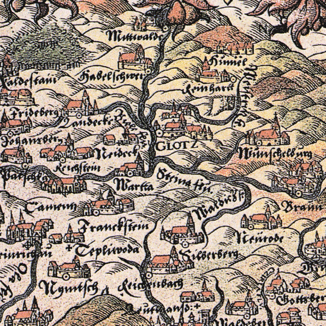 Ausschnitt der Grafschaft Glatz