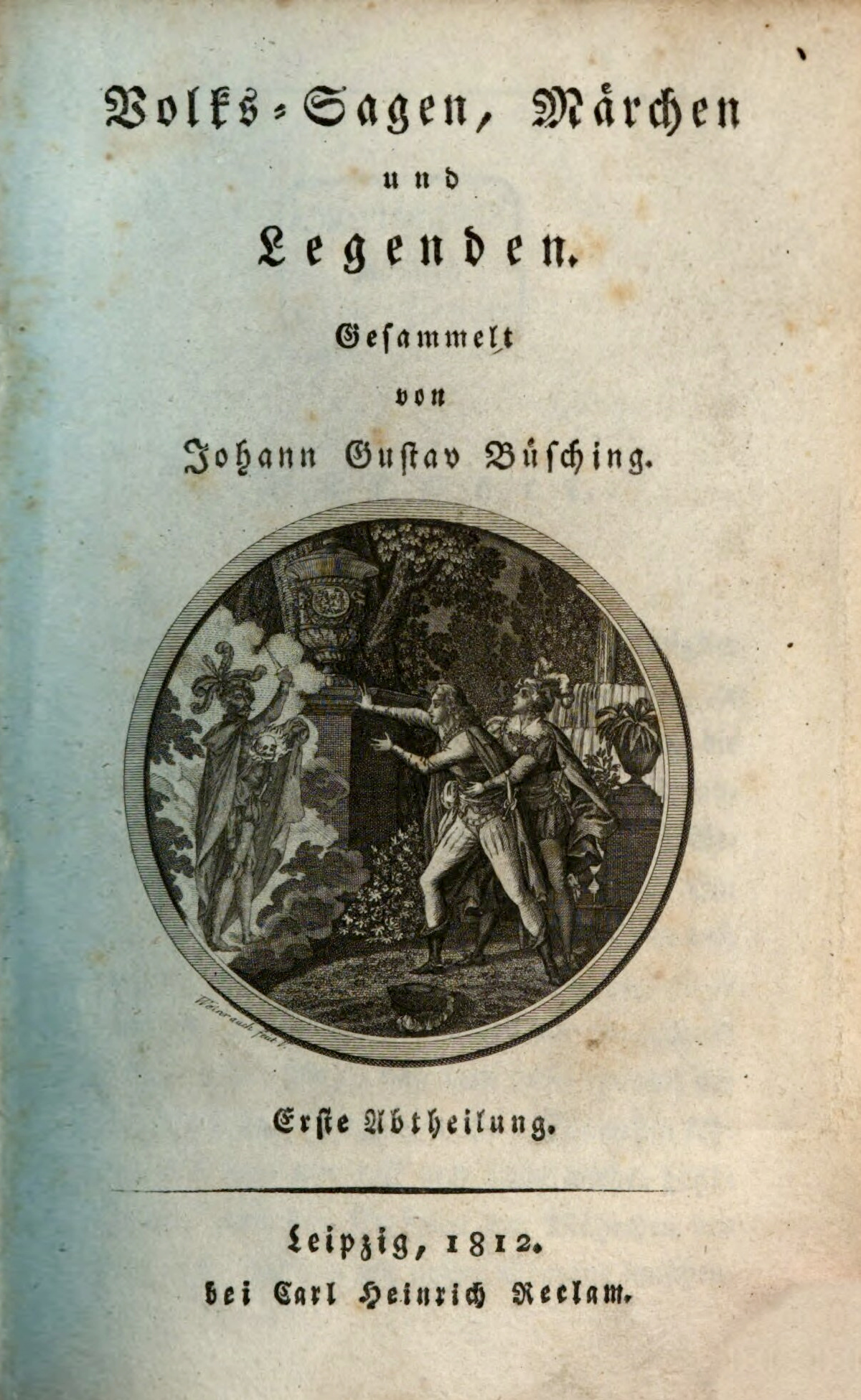 Titel des Buches von 1812