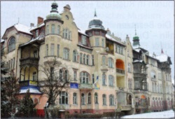 Häuser in der Zimmerstraße in Glatz