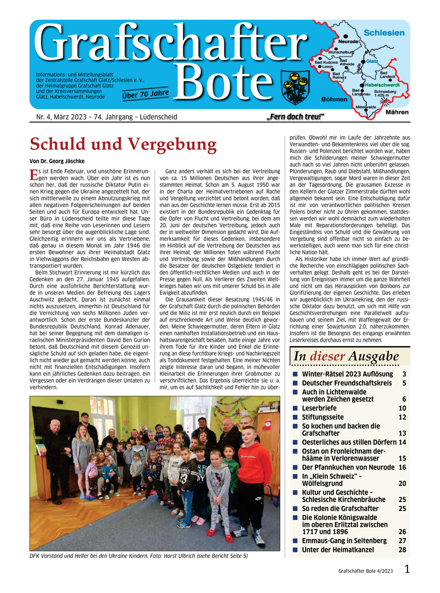 &bdquo;Grafschafter Bote&ldquo; 04/2023