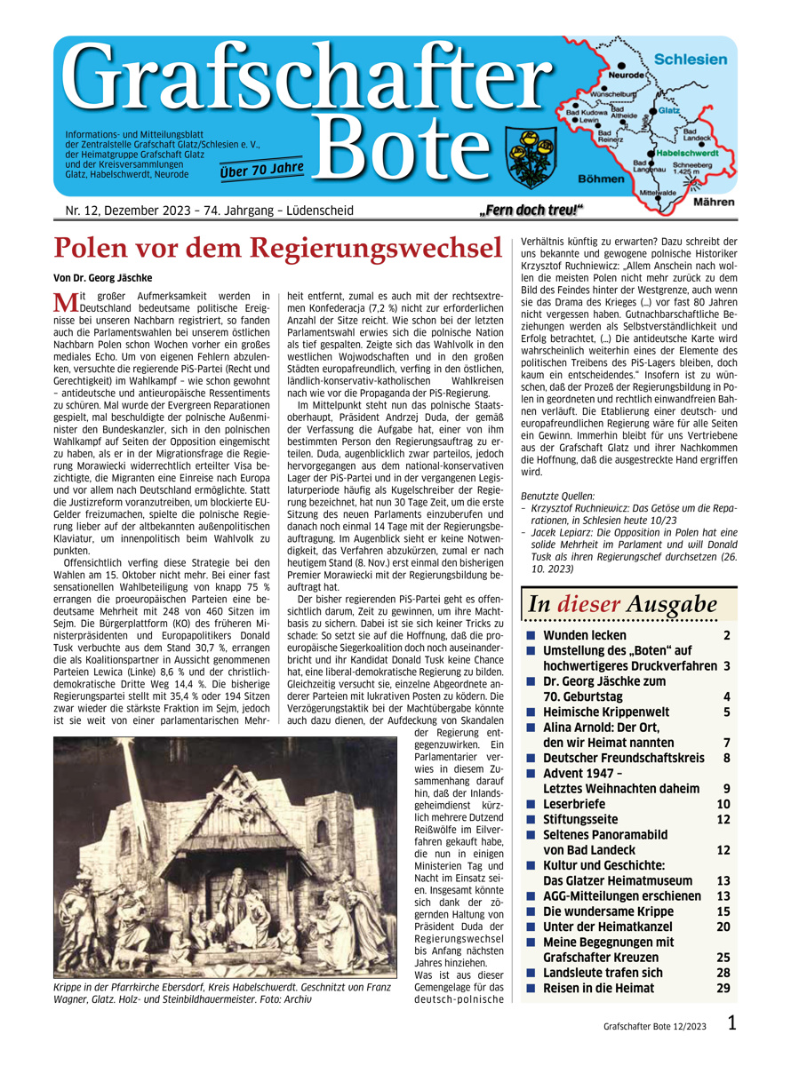 &bdquo;Grafschafter Bote&ldquo; 12/2023