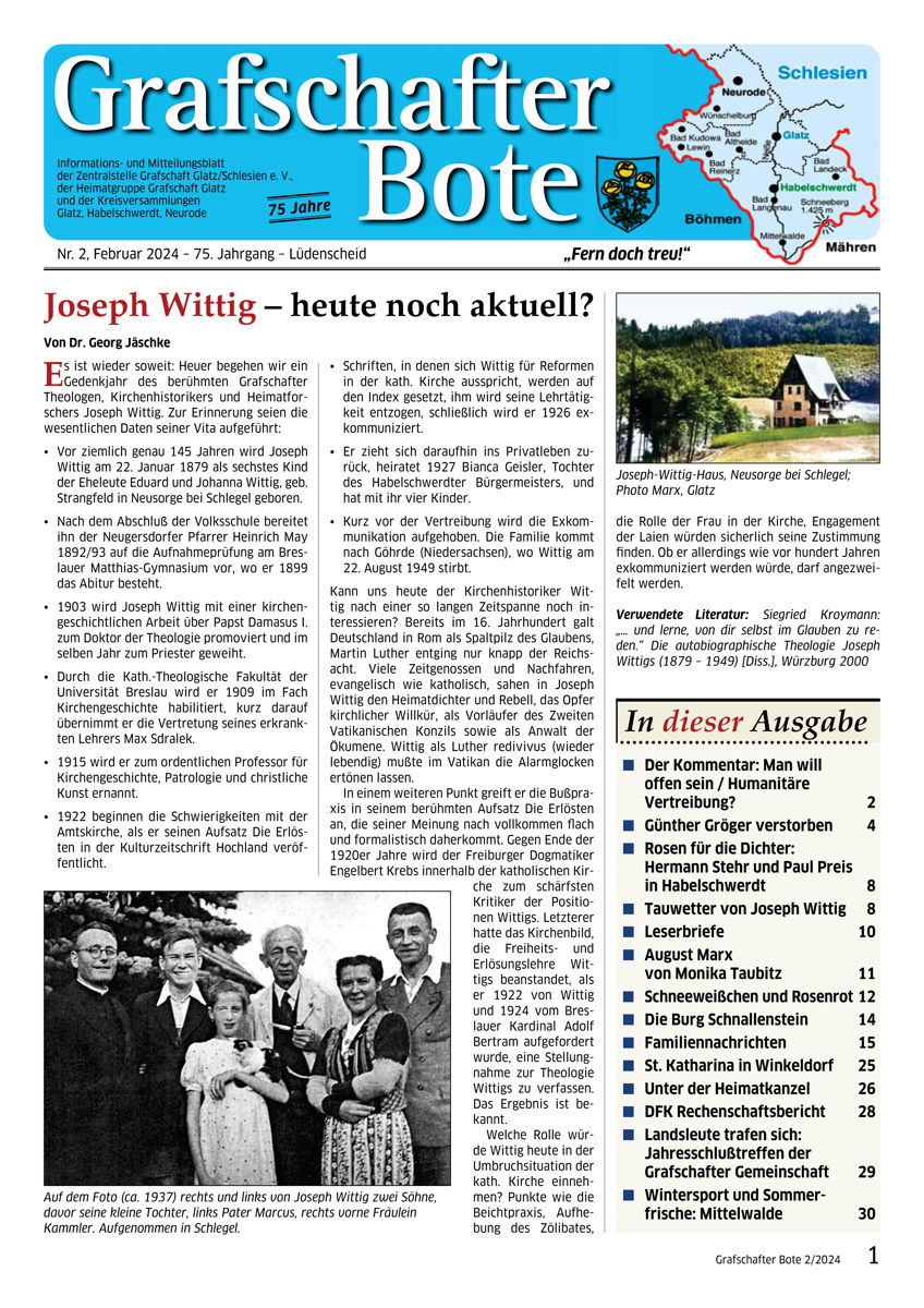&bdquo;Grafschafter Bote&ldquo; 02/2024
