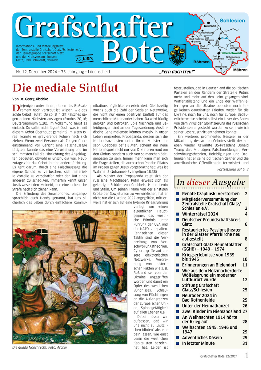 &bdquo;Grafschafter Bote&ldquo; 12/2024