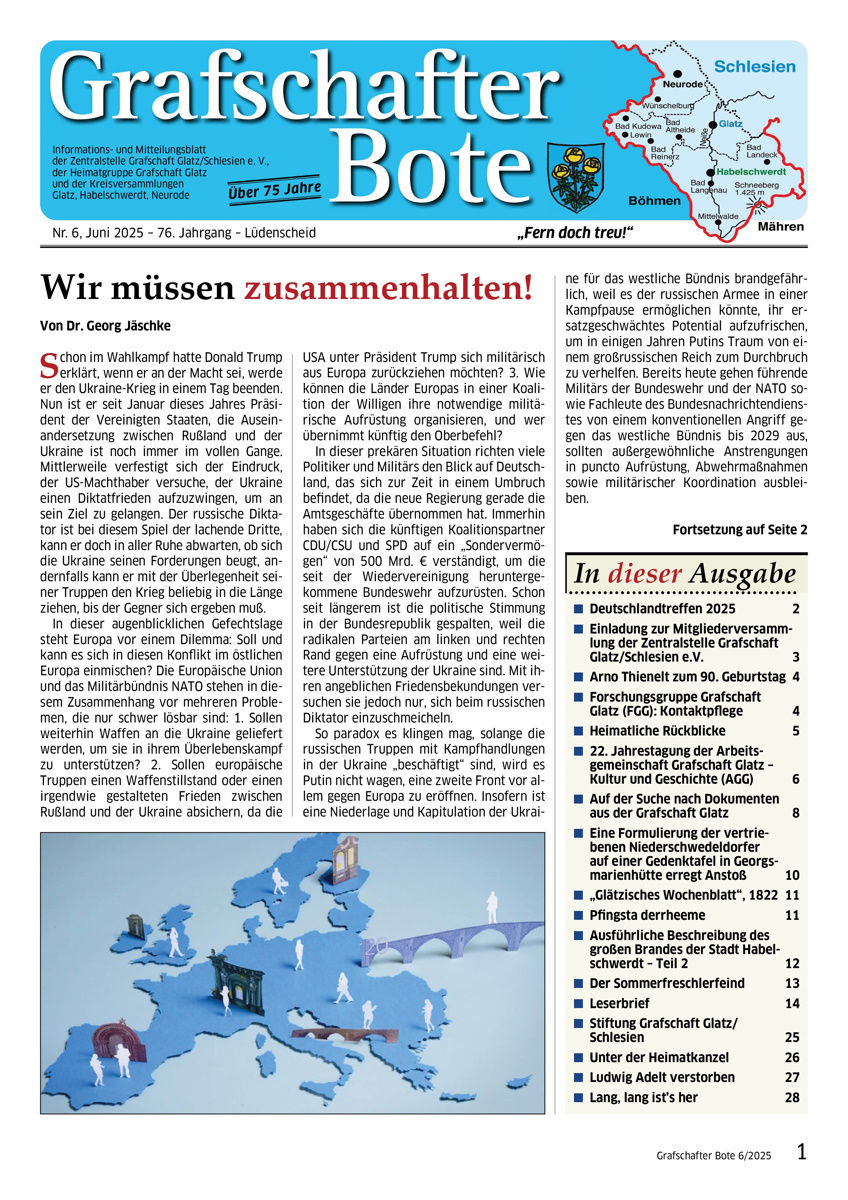 &bdquo;Grafschafter Bote&ldquo; 06/2025