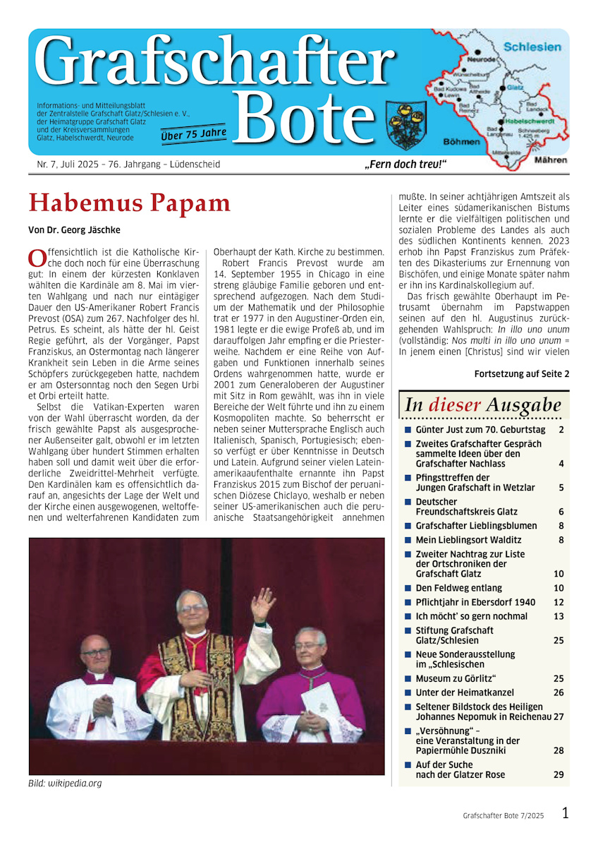 &bdquo;Grafschafter Bote&ldquo; 07/2025