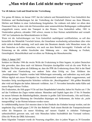 Gottschlich: Man wird das Leid nicht mehr vergessen